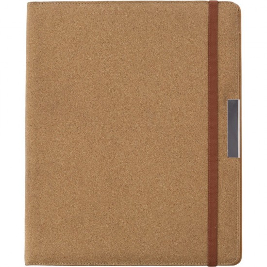 Еко-папка А4 Voyager з блокнотом на резинці, пробкова прозорий - V2778-00 Еко-папка А4 Voyager з блокнотом на резинці, пробкова прозорий - V2778-00