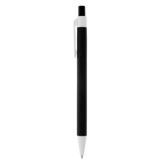 Блокнот А5 з кульковою ручкою чорний - V2795-03