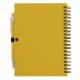 Еко-блокнот без лініювання на спіралі А5 Voyager, тверда обкладинка, з кульковою ручкою жовтий - V2795-08 Еко-блокнот без лініювання на спіралі А5 Voyager, тверда обкладинка, з кульковою ручкою жовтий - V2795-08