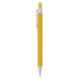Блокнот А5 з кульковою ручкою жовтий - V2795-08