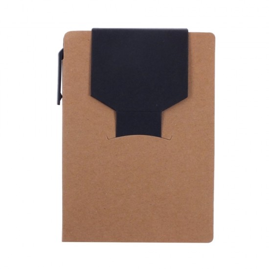 Еко-набір стікерів Voyager з ручкою чорний - V2842-03