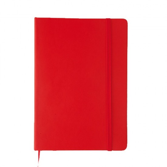 Блокнот без лініювання А5 Voyager, тверда обкладинка червоний - V2857-05