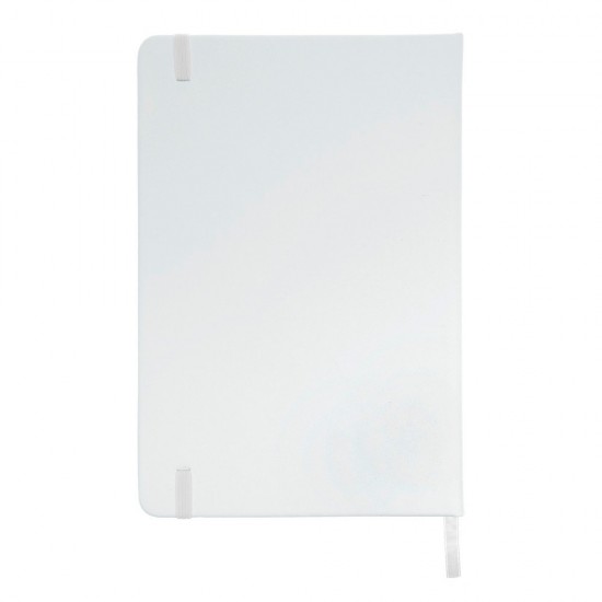 Блокнот в клітинку А5 Voyager Bev, тверда обкладинка білий - V2894-02