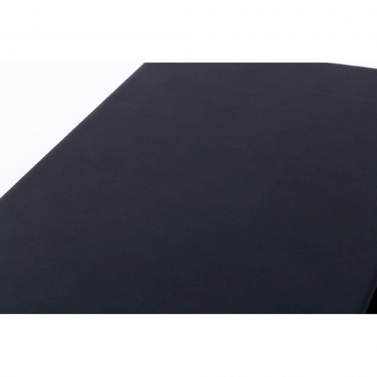 Блокнот в лінію А5 Voyager, тверда обкладинка червоний/чорний - V2972-05