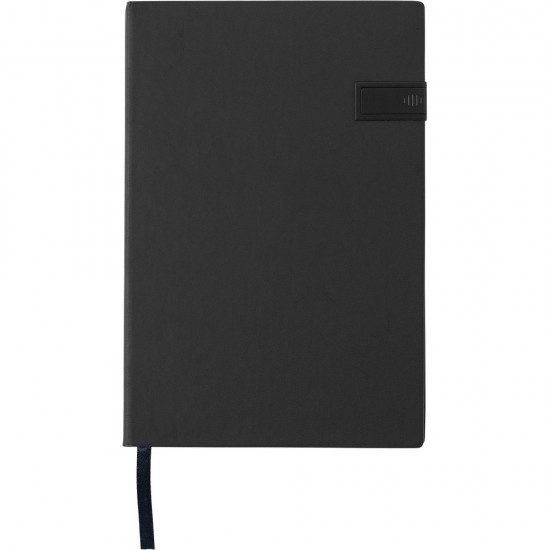 Блокнот  A5, USB-накопичувач 16 Гб чорний - V2983-03