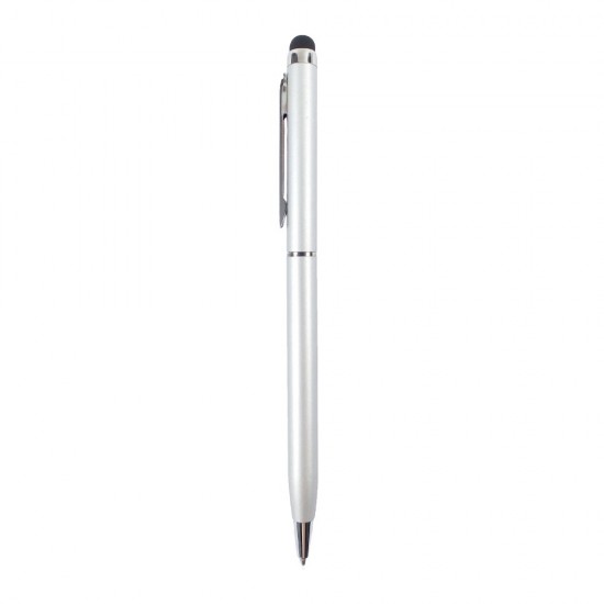 Кулькова ручка зі стилусом сріблястий - V3183-32
