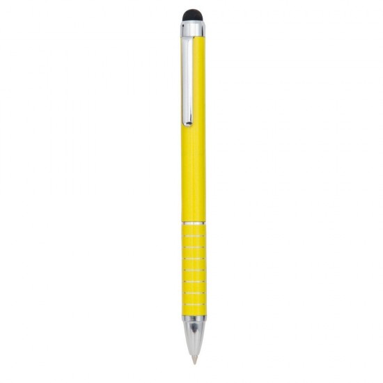 Кулькова ручка зі стилусом жовтий - V3245-08