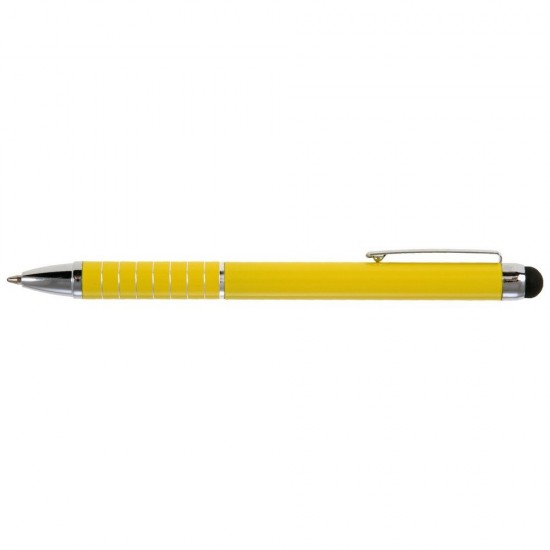 Кулькова ручка зі стилусом жовтий - V3245-08