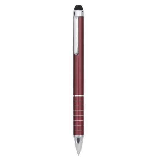Кулькова ручка зі стилусом бордовий - V3245-12