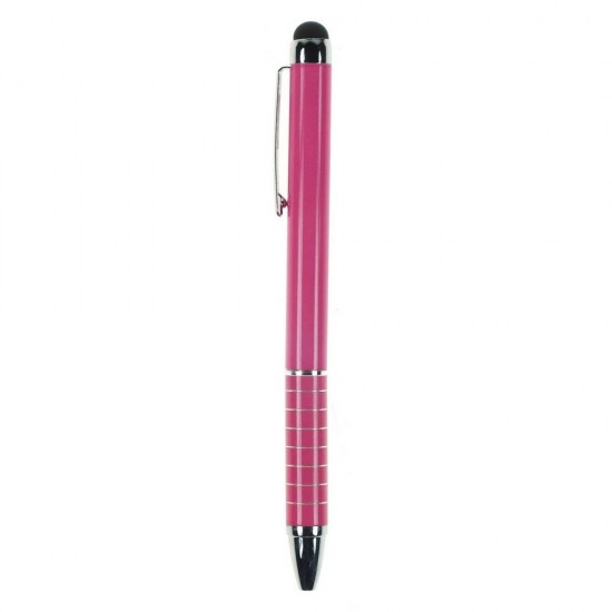Кулькова ручка зі стилусом рожевий - V3245-21
