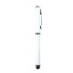 Лазерний вказівник, кулькова ручка зі стилусом білий - V3459-02