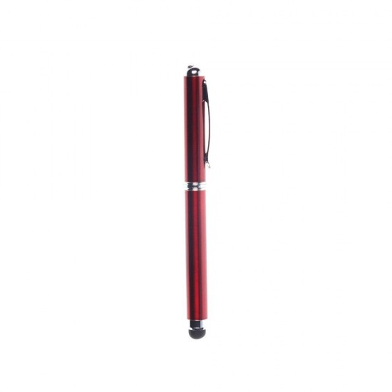 Лазерний вказівник, кулькова ручка зі стилусом червоний - V3459-05