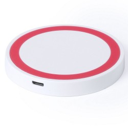 Бездротовий зарядний пристрій 5W Voyager червоний - V3767-05 Бездротовий зарядний пристрій 5W Voyager червоний - V3767-05