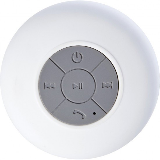 Портативна колонка Voyager 2W, з присоскою білий - V3781-02