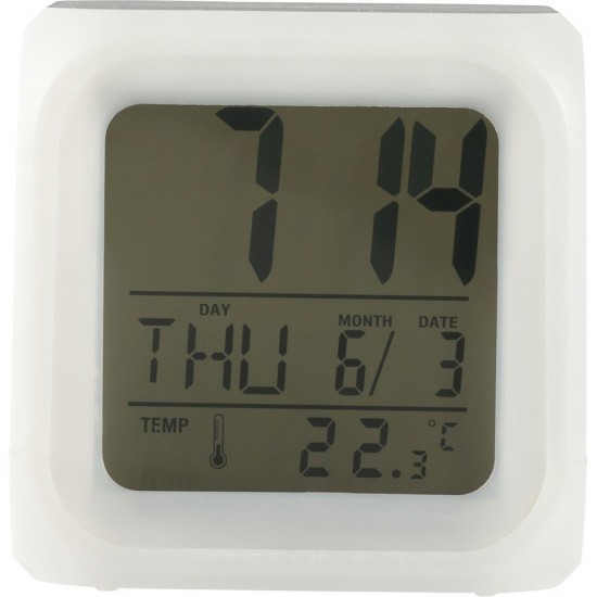 Настільний годинник білий - V3933-02