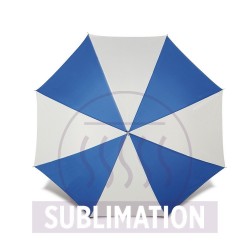 Парасоля-тростина автоматична Voyager Twocolor білий/синій - V4176-04 Парасоля-тростина автоматична Voyager Twocolor білий/синій - V4176-04