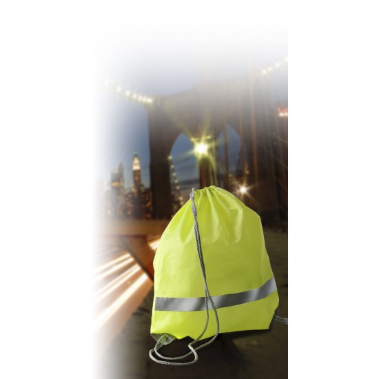 Рюкзак-мішок Voyager зі світловідбивачем помаранчевий - V4492-07