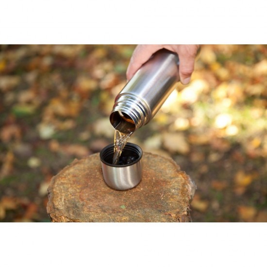 Термос 1 л сталевий Voyager, вакуумний сріблястий - V4515-32 Термос 1 л сталевий Voyager, вакуумний сріблястий - V4515-32