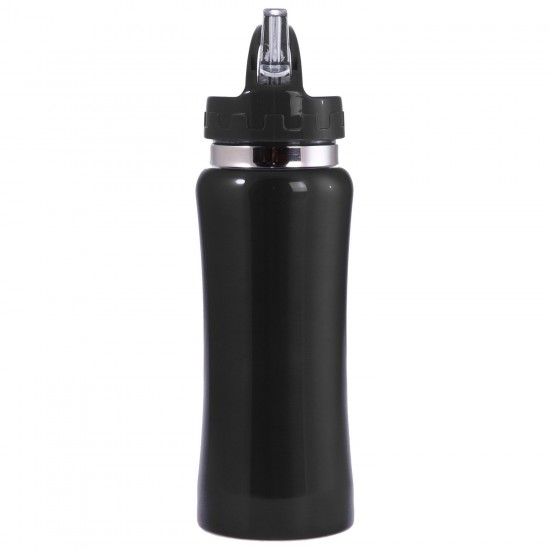 Пляшка для води 600 мл сталева Voyager чорний - V4656-03 Пляшка для води 600 мл сталева Voyager чорний - V4656-03