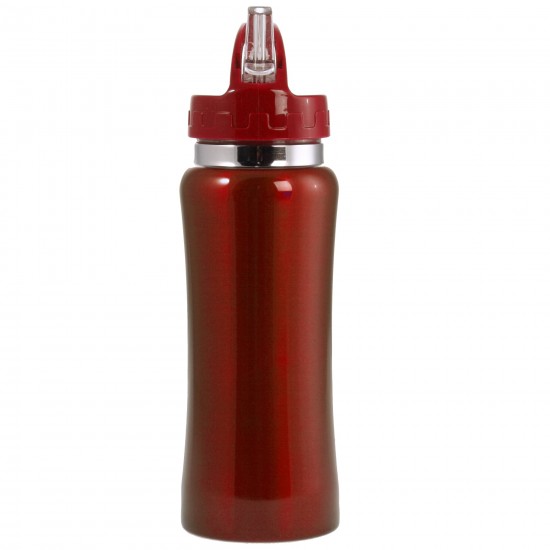 Пляшка для води Voyager, з нержавіючої сталі, 600 мл червоний - V4656-05