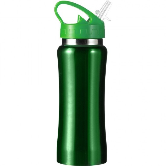 Пляшка для води Voyager, з нержавіючої сталі, 600 мл зелений - V4656-06