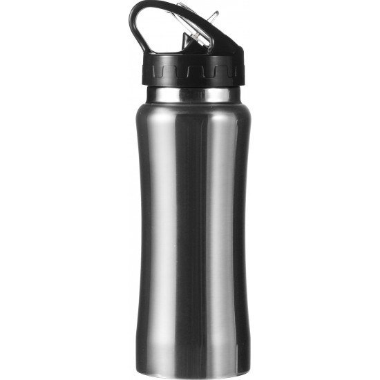 Пляшка для води Voyager, з нержавіючої сталі, 600 мл сріблястий - V4656-32