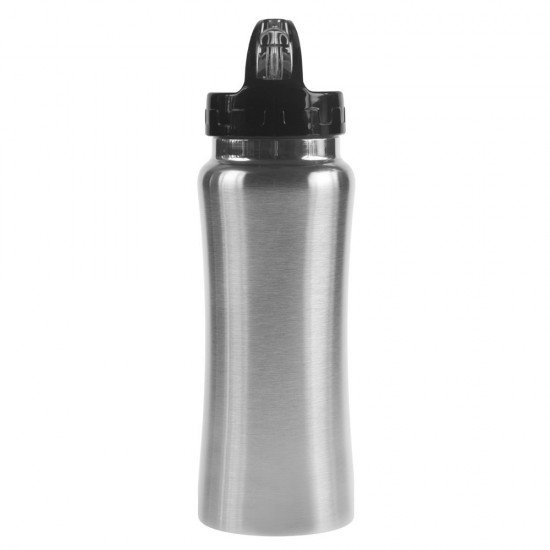 Пляшка для води Voyager, з нержавіючої сталі, 600 мл сріблястий - V4656-32