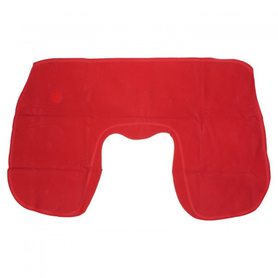 Надувна подушка для подорожей червоний - V4701-05