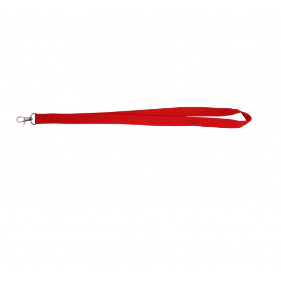 Шнурок для бейджа широкий Voyager червоний - V4779-05