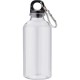 Пляшка для води спортивна RPET 400 мл з карабіном прозорий - V4856-00