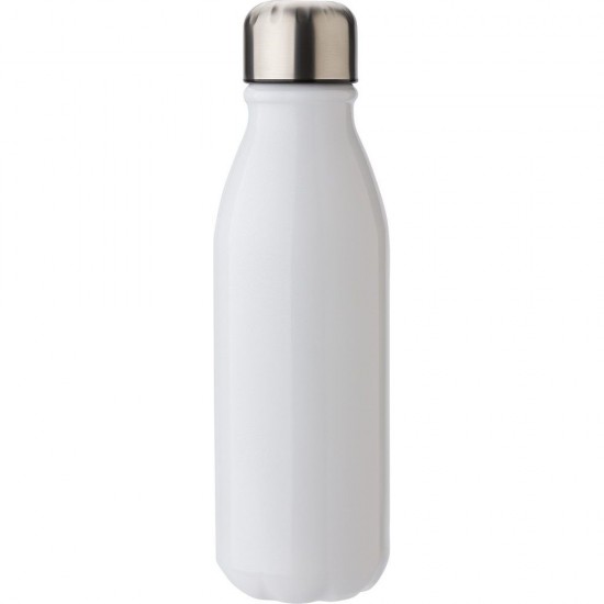 Пляшка для води алюмінієва 500 мл Ø6,6 білий - V4857-02