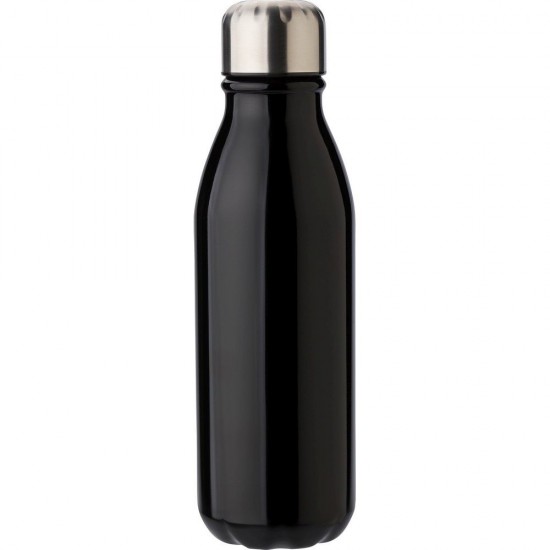Пляшка для води алюмінієва 500 мл Ø6,6 чорний - V4857-03