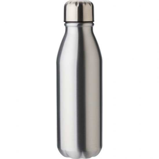 Пляшка для води алюмінієва 500 мл Ø6,6 сріблястий - V4857-32