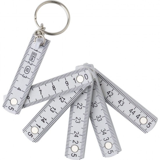 Лінійка-брелок 50 см Voyager білий - V4872-02