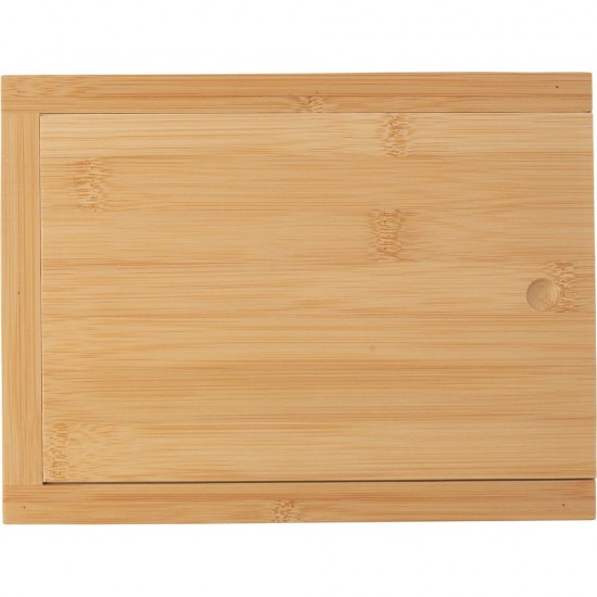 Набір 7в1 сирно-винний Voyager, бамбукий футляр натуральний - V4886-17