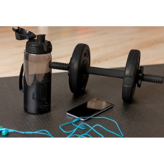 Пляшка для води 750 мл тританова Voyager Air Gifts Terry чорний - V4897-03