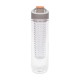 Пляшка для води Air Gifts Voyager, з контейнером, тританова, 800 мл помаранчевий - V4899-07