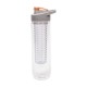 Пляшка для води Air Gifts Voyager, з контейнером, тританова, 800 мл помаранчевий - V4899-07