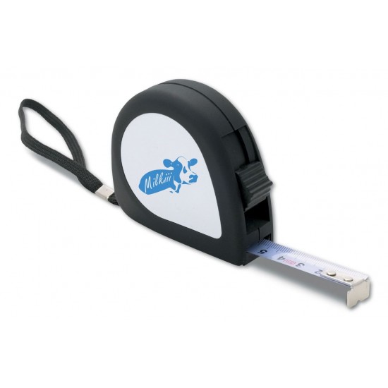 Рулетка вимірювальна 5 м Voyager, прорезинений корпус чорний - V5627-03