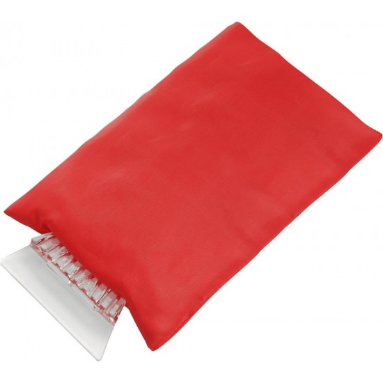 Шкребок для льоду в рукавичці червоний - V5723-05