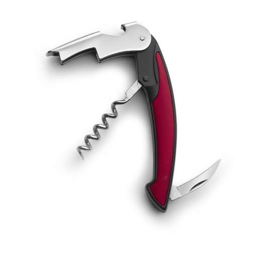 Штопор 3в1 Voyager, сталевий бордовий - V5744-12