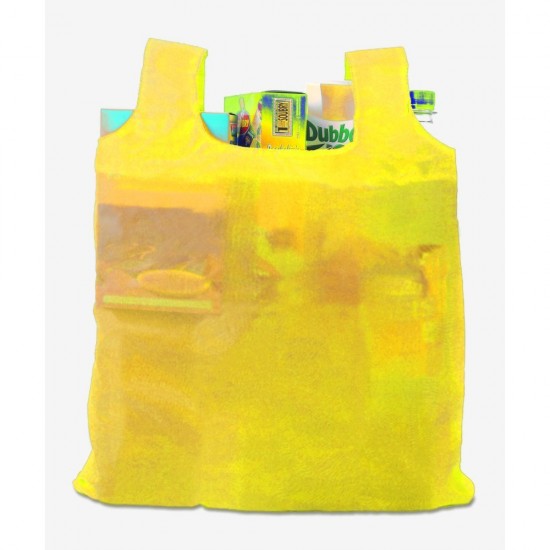 Складна сумка для покупок жовтий - V5804-08