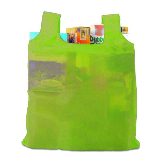 Складна сумка для покупок світло-зелений - V5804-10