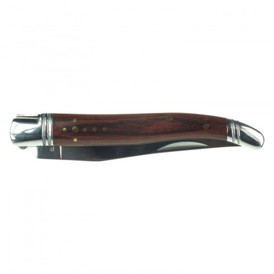 Ніж кишеньковий з дерев'яною ручкою натуральний - V5992-17