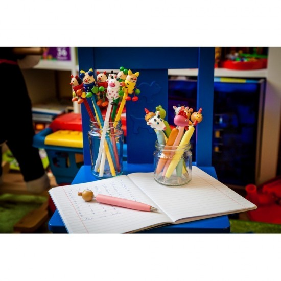 Ручка дерев'яна кулькова Voyager Lillian мультикольоровий - V6120-00