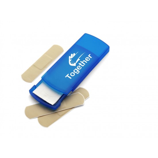 Пластир Voyager в пластиковому боксі, 5шт синій - V6150-11