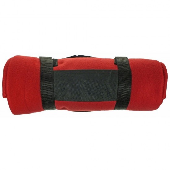 Плед флісовий Voyager Picnic 125х160 см червоний - V6327-05