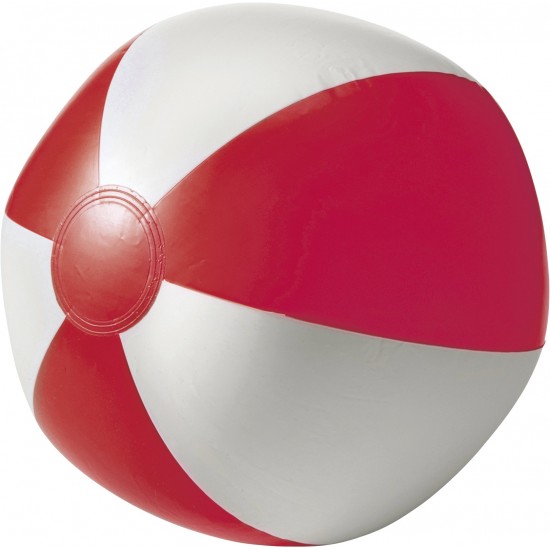 Надувний м'яч для пляжу червоний - V6338-05