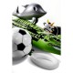 Надувний м'яч Voyager Football помаранчевий - V6341-07