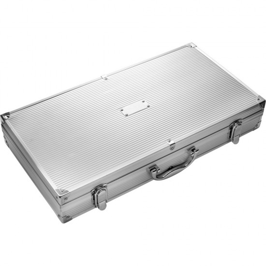 Набір для барбекю 18в1 Voyager, в кейсі сріблястий - V6394-32